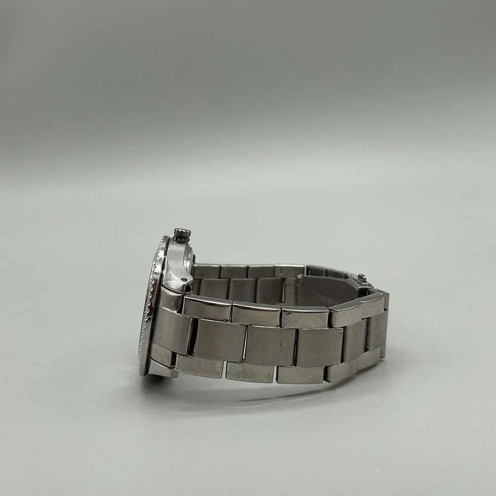 Fossil PR5414 Womens Watch 38mm MOP Dial Silver Tone Crystals New Battery 7.25